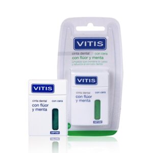 vitis® cinta dental con flúor y menta
